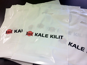 Полиэтиленовые пакеты с логотипами Kale Kilit