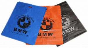 Полиэтиленовые пакеты с логотипами BMW