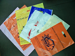 Полиэтиленовые пакеты с логотипами Beby one
